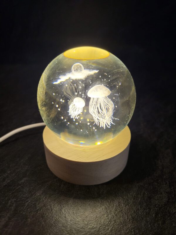 Dieren in glazen bol met verlichting - Afbeelding 3