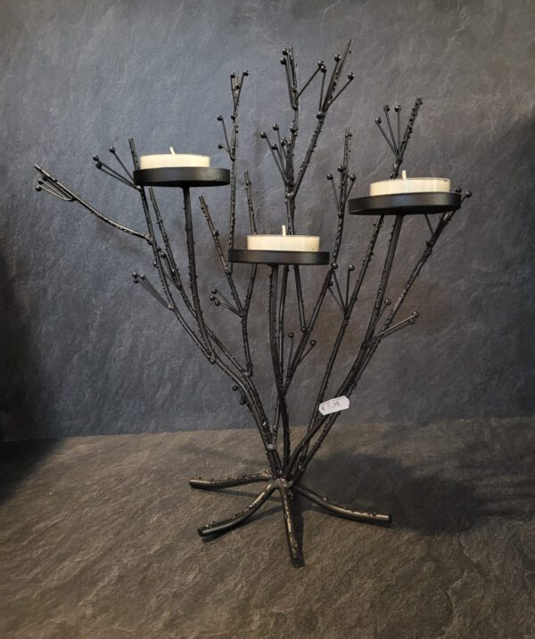 Boom decoratie met kaarsen