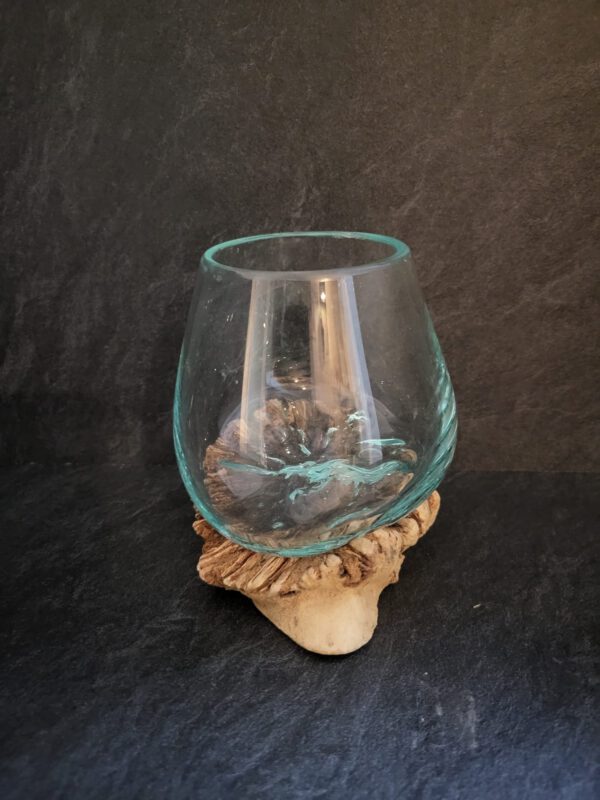 Glas op hout Rare parasite wood - Afbeelding 3