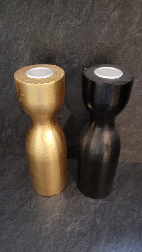 Houten kandelaar klein - Afbeelding 3
