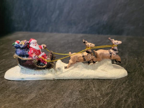 Kerstman met slee - Afbeelding 2