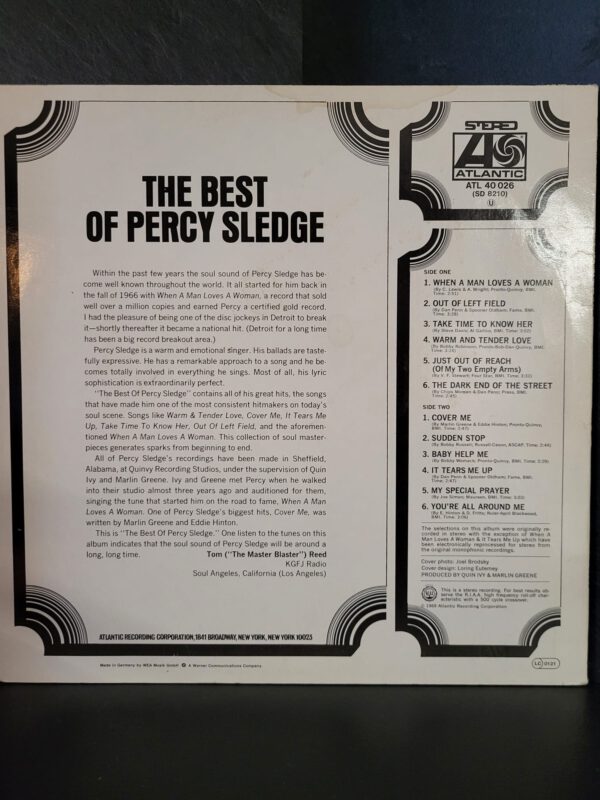 Percy Sledge - The Best Of Percy Sledge - Afbeelding 2