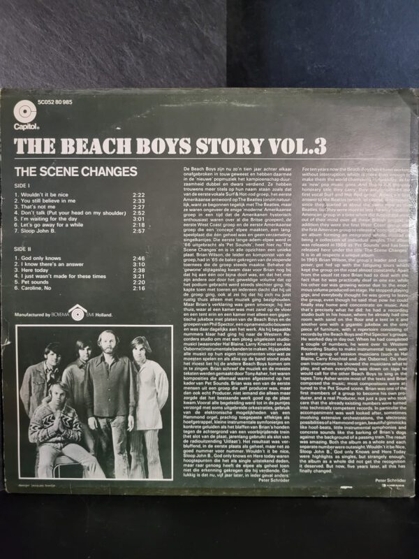The Beach Boys - The Beach Boys Story Vol.3 : The Scene Changes (Pet Sounds) - Afbeelding 2